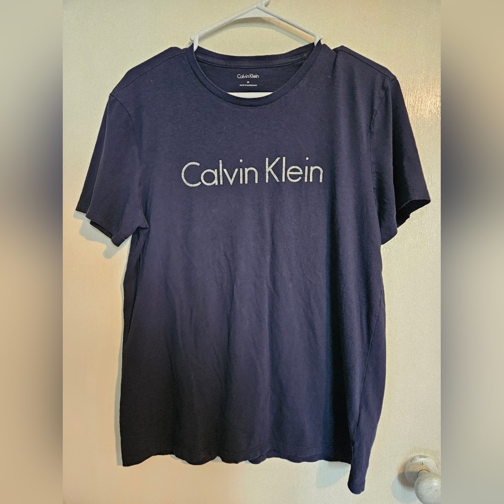 Calvin Klein Tee Medium navy blue